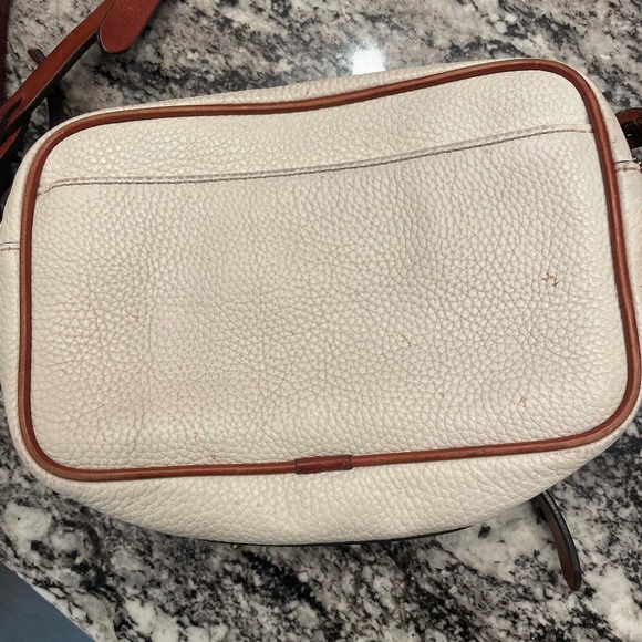 Dooney & Bourke Cream Pebble Leather Crossbody Bag - Picture 4 of 7